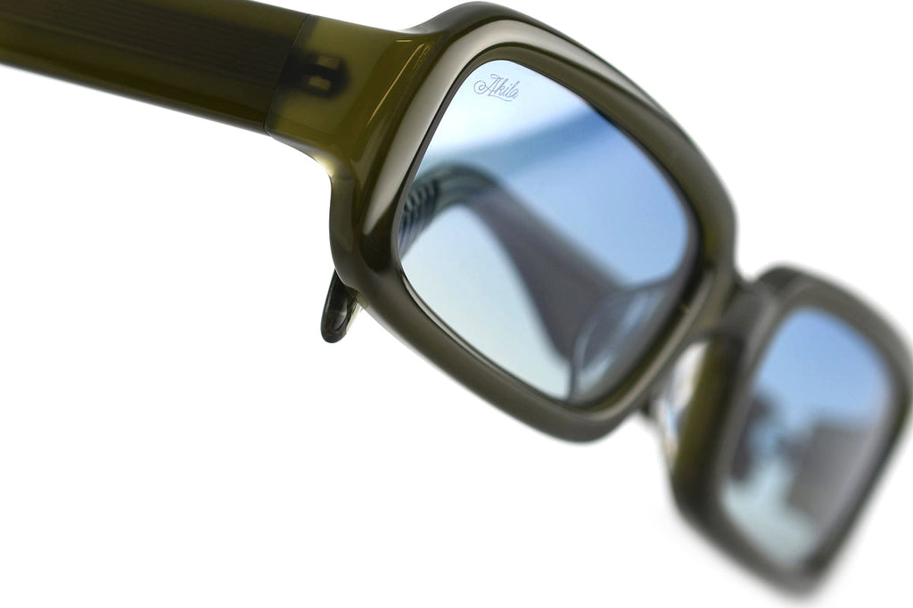 AKILA® Eyewear - Sequence Sunglasses Green w/ Blue Gradient Lenses