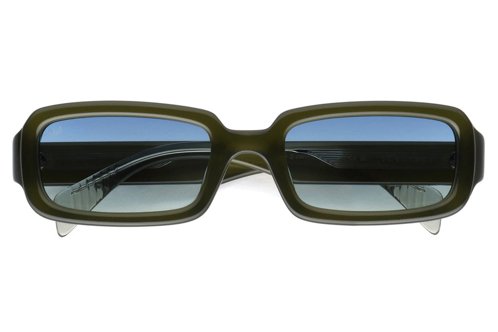 AKILA® Eyewear - Sequence Sunglasses Green w/ Blue Gradient Lenses
