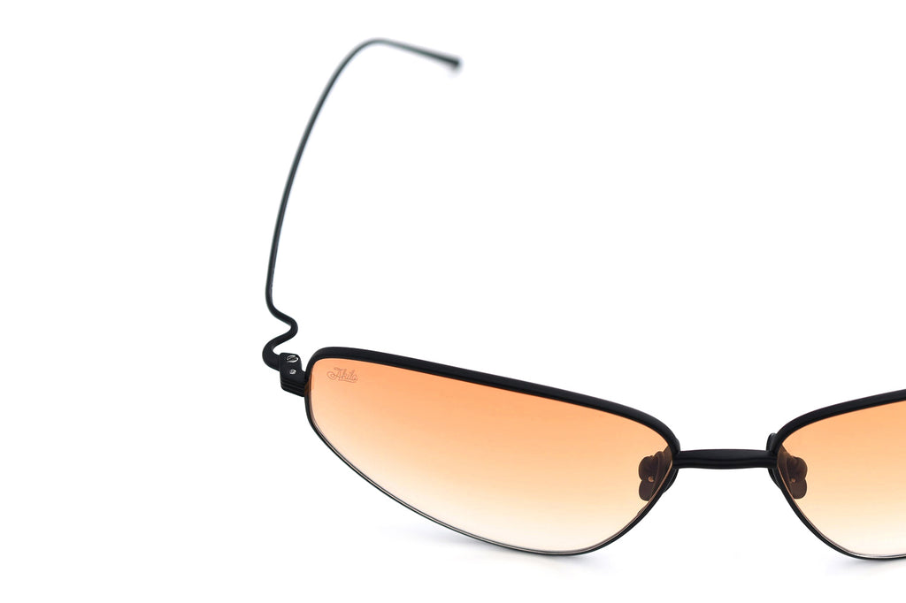 AKILA® Eyewear - Stereo Sunglasses Black w/ Orange Gradient Lenses