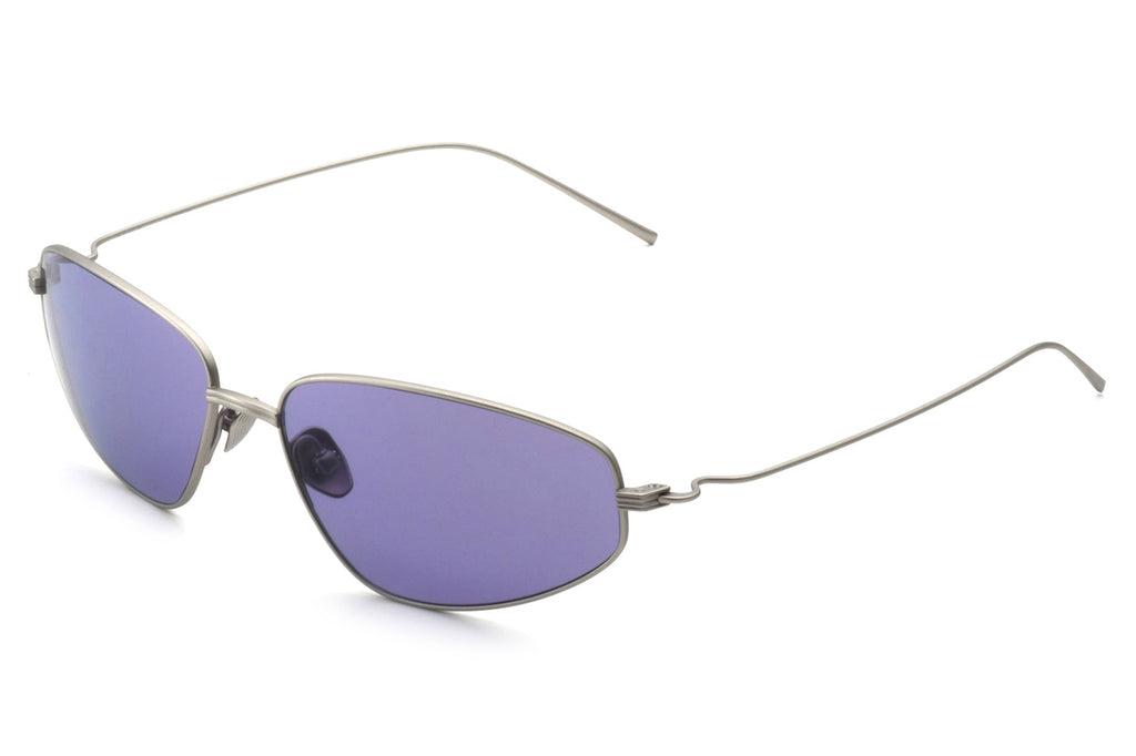 AKILA® Eyewear - Stereo Sunglasses Matte Silver w/ Iris Lenses