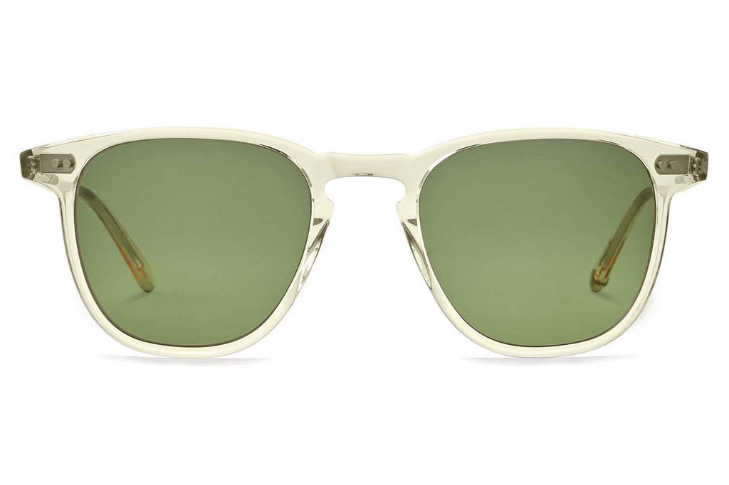 Garrett Leight - Brooks Sunglasses Pure Glass with Pure Green Lenses