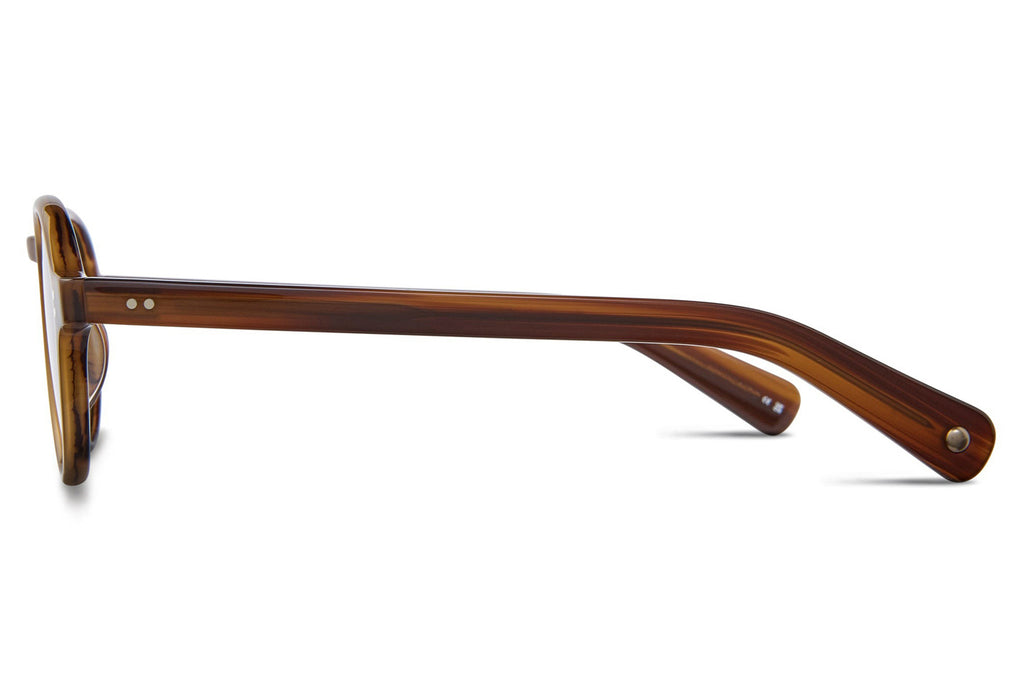 Garrett Leight - Casillas Sunglasses Cherry Wood with Semi-Flat Pure G15 Lenses