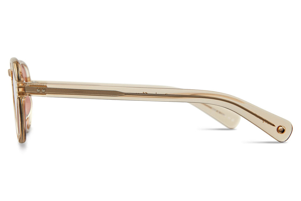 Garrett Leight - Casillas Sunglasses Champagne with Semi-Flat Pure Redwood Lenses