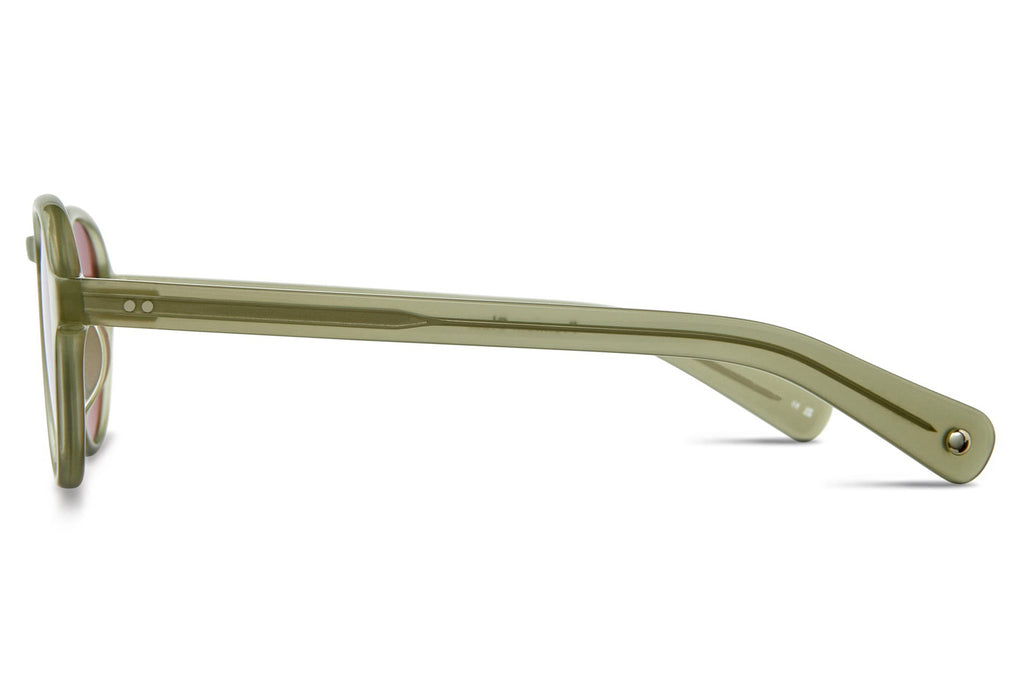 Garrett Leight - Casillas Sunglasses Sea Glass with Semi-Flat Pure Coffee Lenses