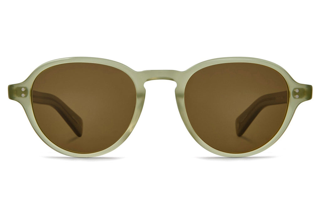 Garrett Leight - Casillas Sunglasses Sea Glass with Semi-Flat Pure Coffee Lenses