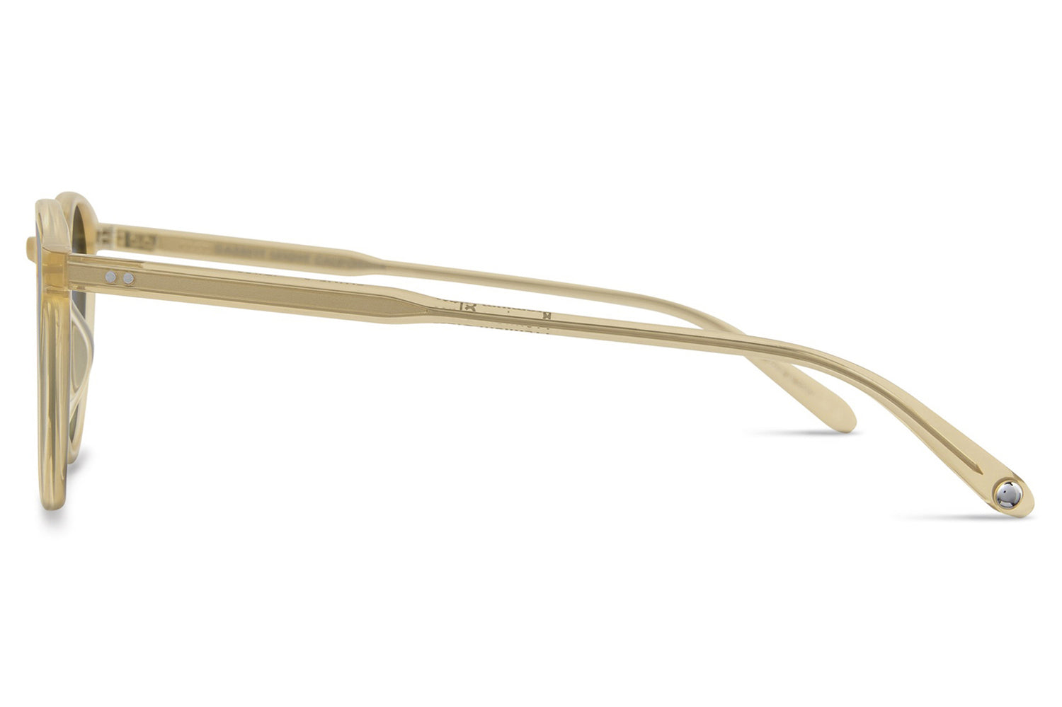 Garrett Leight Clune Sunglasses in Champagne Garrett Leight Clune Sun - Sequoia Tortoise / Semi-Flat Pure  main image 4