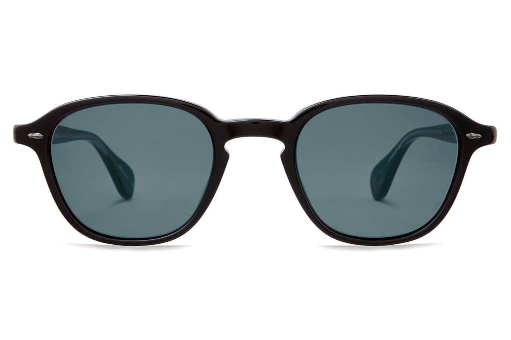 Garrett Leight - Gilbert Sunglasses Black with Pure Blue Smoke Lenses