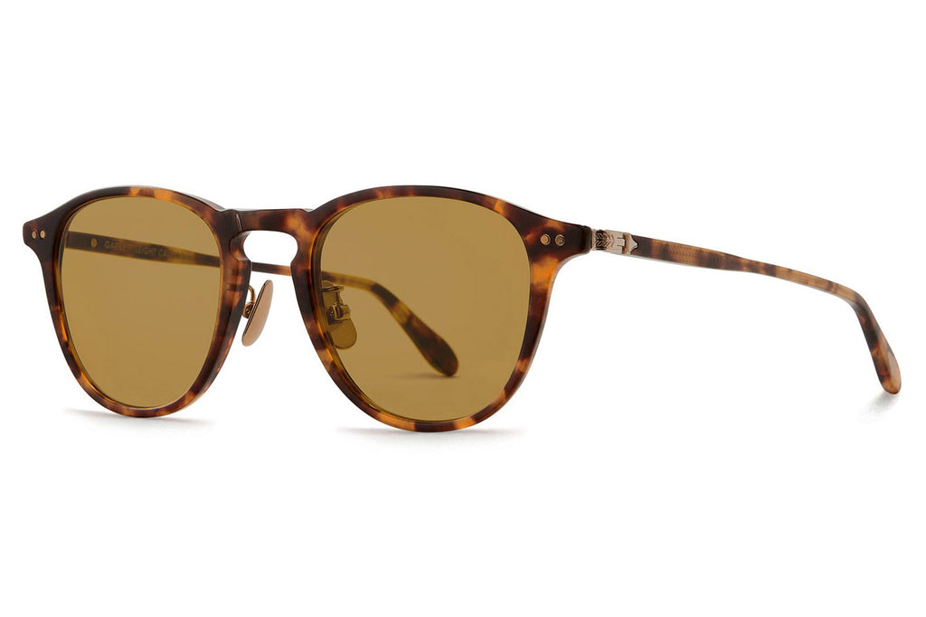 Garrett Leight - Hampton J Sunglasses Autumn Tortoise with Pure Maple Lenses