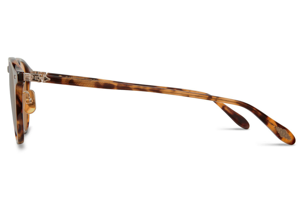 Garrett Leight - Hampton J Sunglasses Autumn Tortoise with Pure Maple Lenses