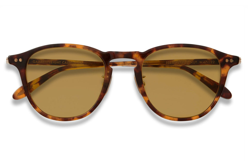 Garrett Leight - Hampton J Sunglasses Autumn Tortoise with Pure Maple Lenses