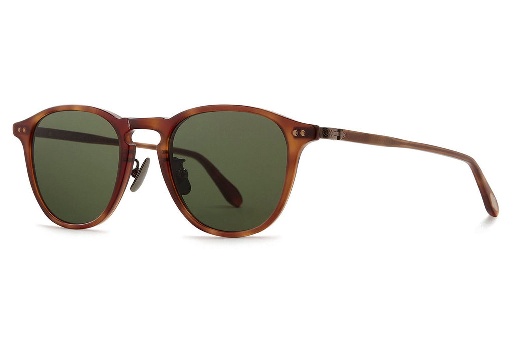 Garrett Leight - Hampton J Sunglasses Tortoishelly with Pure G15 Lenses