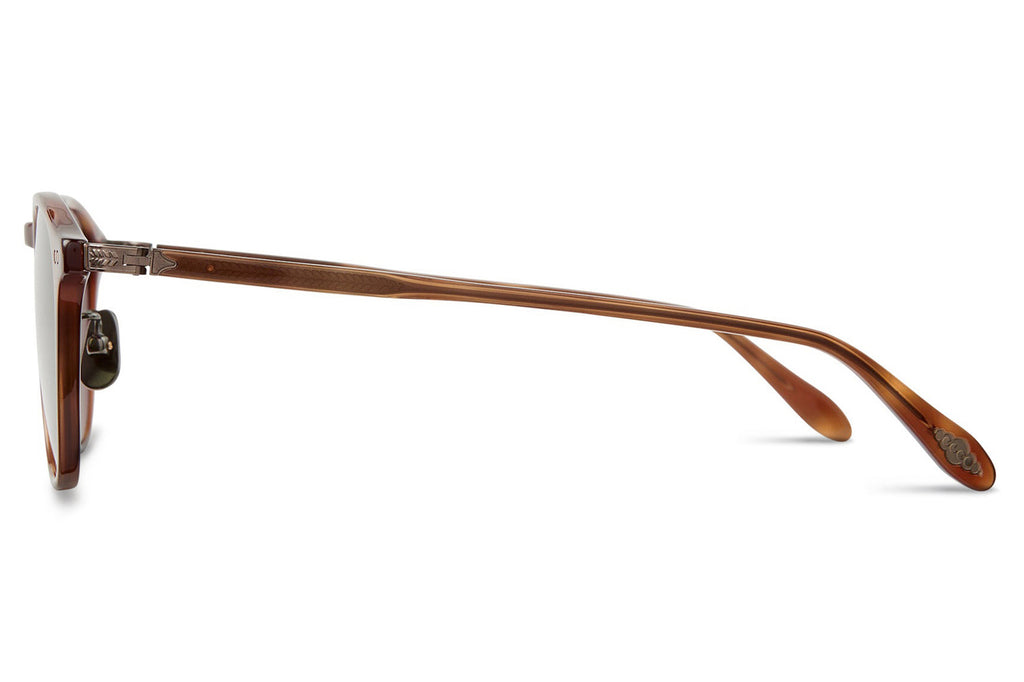 Garrett Leight - Hampton J Sunglasses Tortoishelly with Pure G15 Lenses