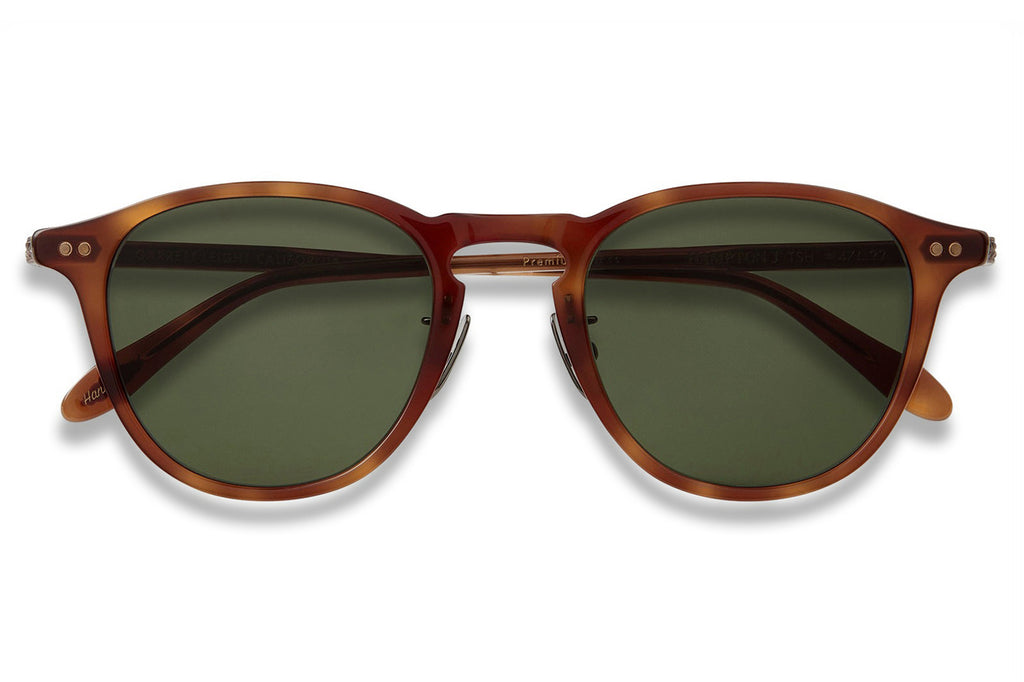 Garrett Leight - Hampton J Sunglasses Tortoishelly with Pure G15 Lenses