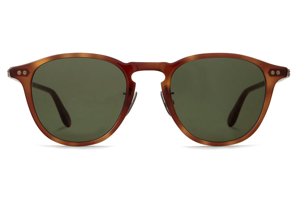Garrett Leight - Hampton J Sunglasses Tortoishelly with Pure G15 Lenses