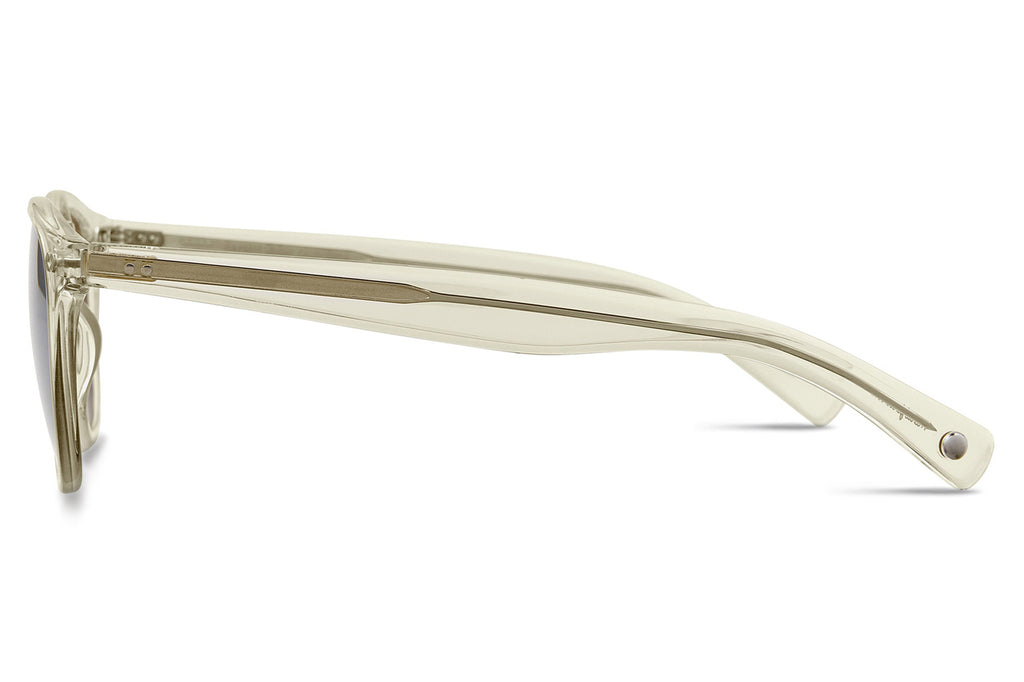Garrett Leight - Hampton X Sunglasses Pure Glass with Pure Green Lenses