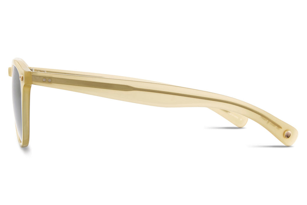 Garrett Leight - Hampton X Sunglasses Toffee with Pure Green Lenses