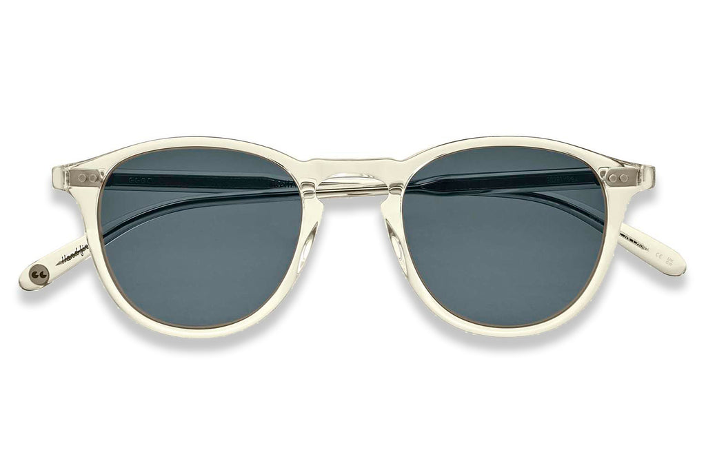 Garrett Leight - Hampton Sunglasses Pure Glass with Semi-Flat Blue Smoke Lenses