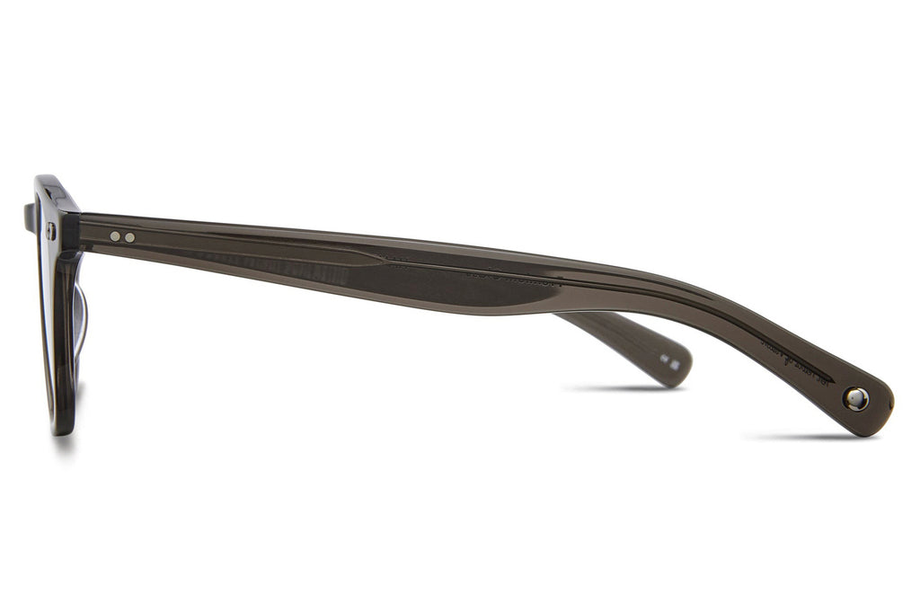 Garrett Leight - Hampton X Sunglasses Black Glass with Pure Blue Smoke Lenses