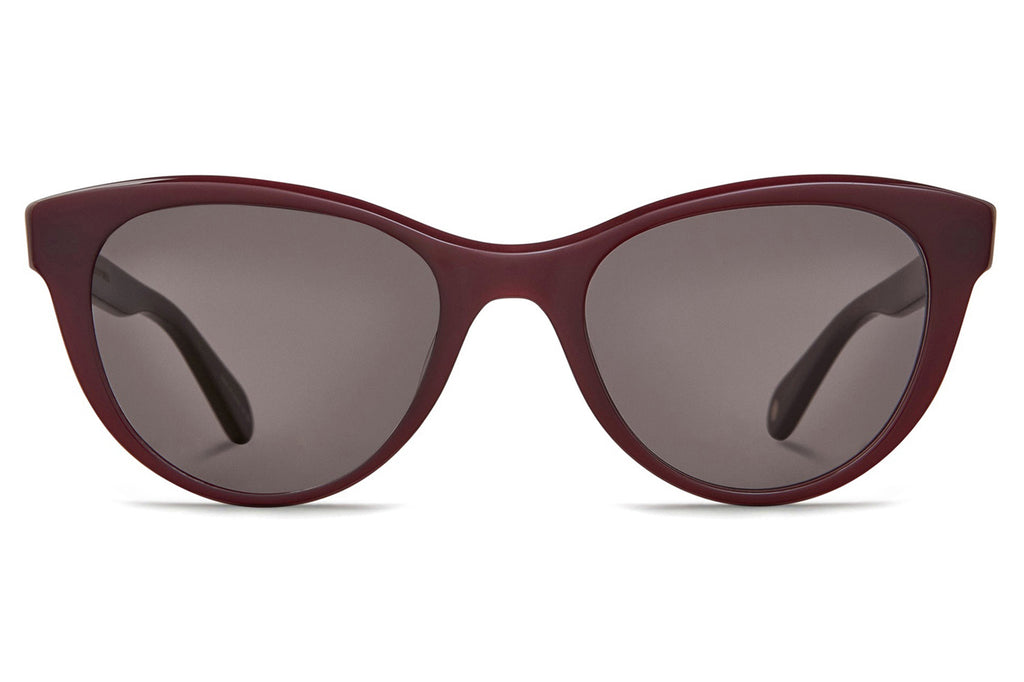 Garrett Leight - Jess Sunglasses Boysenberry with Flat Black Licorice Lenses