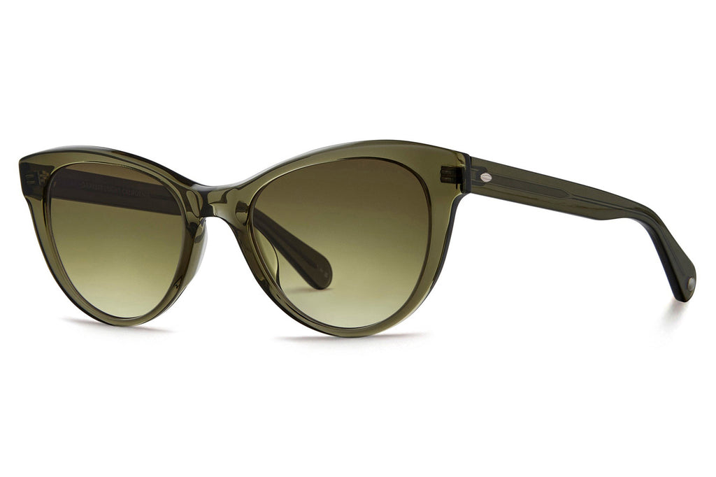 Garrett Leight - Jess Sunglasses Willow with Flat Olive Gradient Lenses