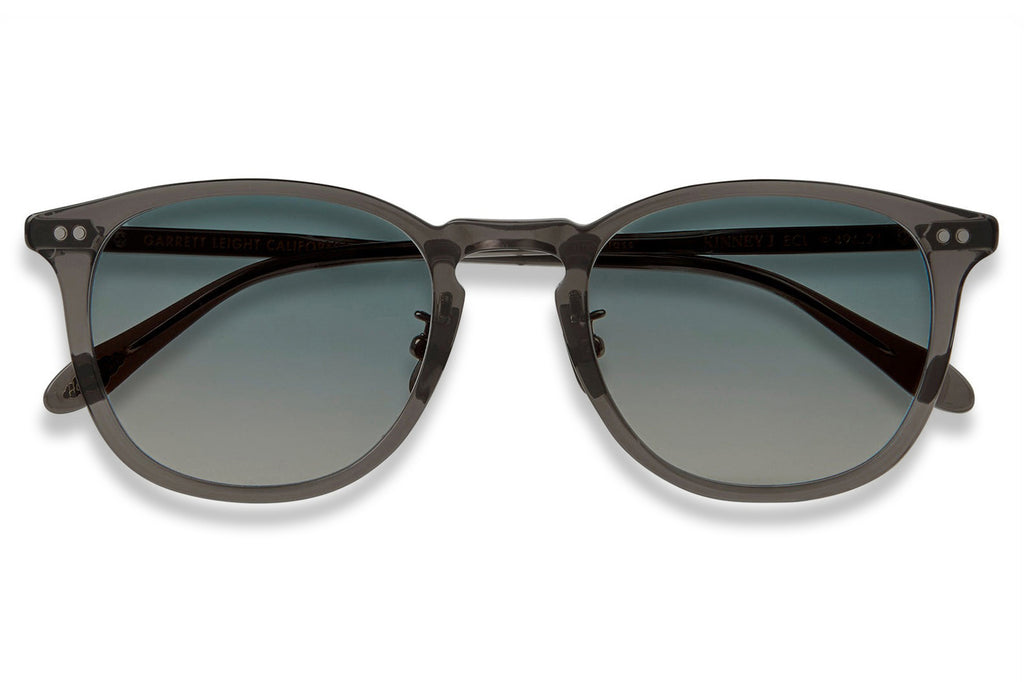 Garrett Leight - Kinney J Sunglasses Eclipse with Pure Twilight Gradient Lenses