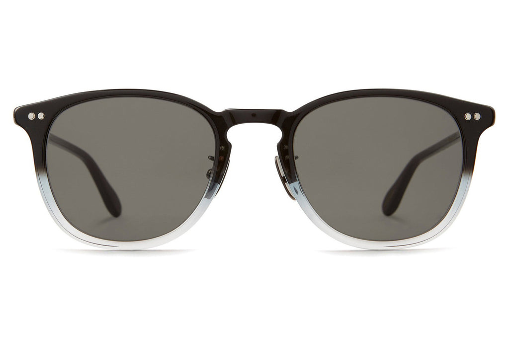 Garrett Leight - Kinney J Sunglasses Graphite Fade with Pure Grey Lenses