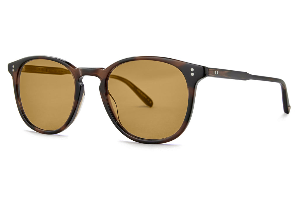 Garrett Leight - Kinney Sunglasses Spotted Brown Shell with Brown Lenses