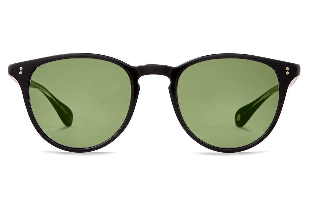 Garrett Leight - Manzanita Sunglasses Black with Green Lenses