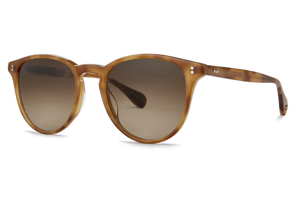 Garrett Leight - Manzanita Sunglasses Ember Tortoise with California Dream Gradient Lenses