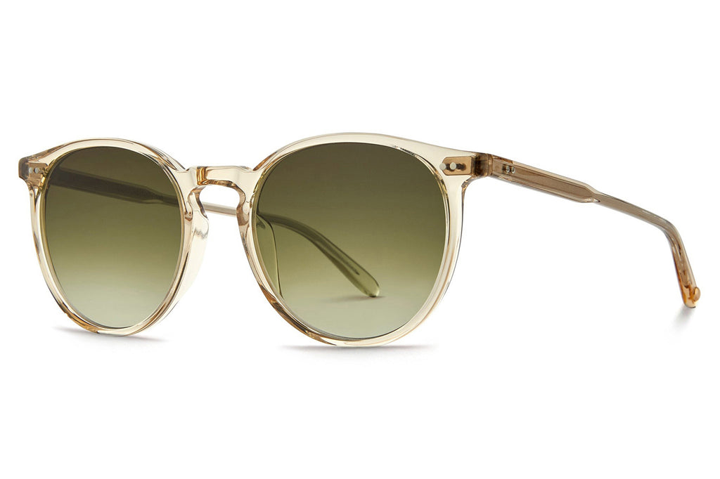 Garrett Leight - Morningside Sunglasses Champagne with Semi-Flat Olive Gradient Lenses