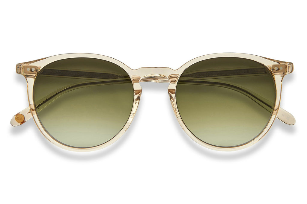 Garrett Leight - Morningside Sunglasses Champagne with Semi-Flat Olive Gradient Lenses
