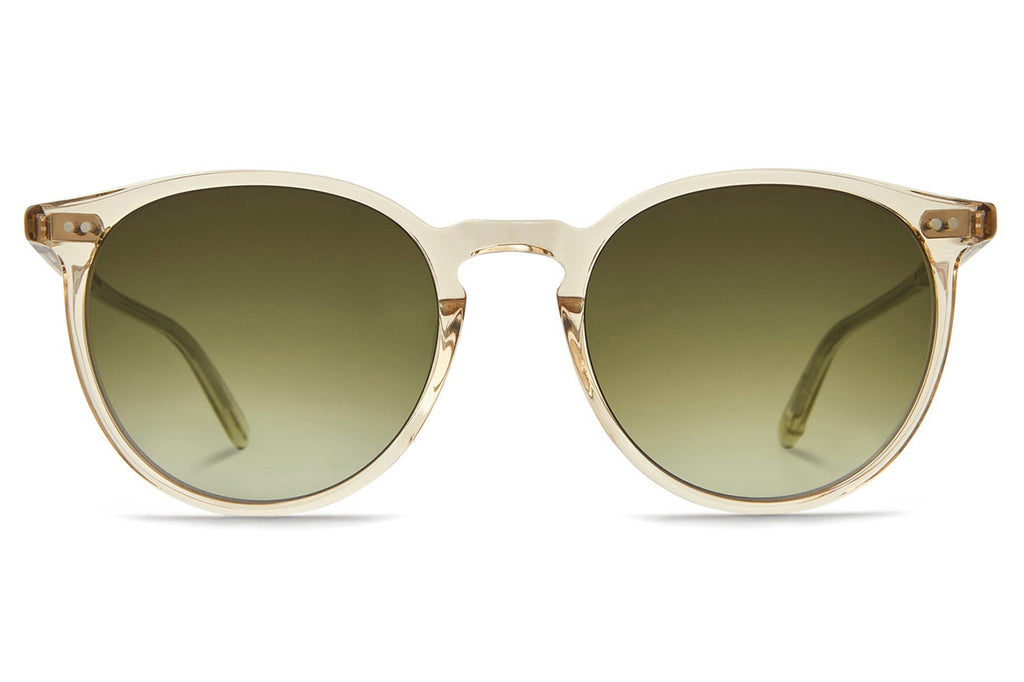 Garrett Leight - Morningside Sunglasses Champagne with Semi-Flat Olive Gradient Lenses