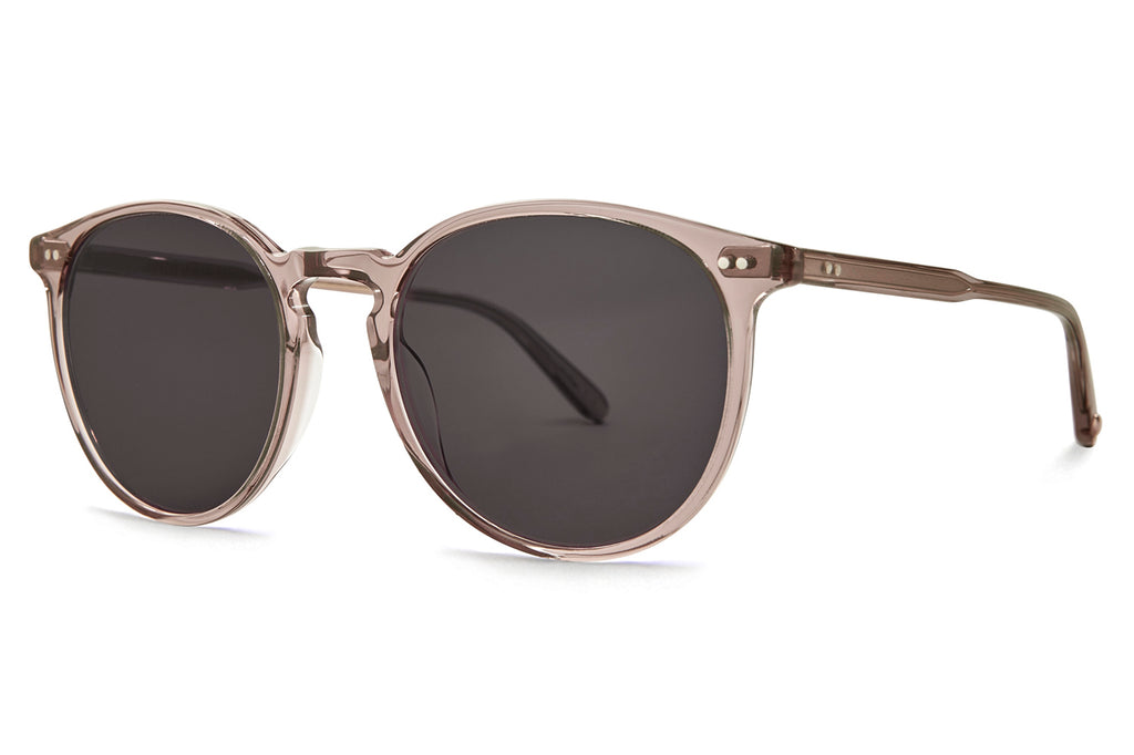Garrett Leight - Morningside Sunglasses Desert Rose with Semi-Flat Black Licorice Lenses