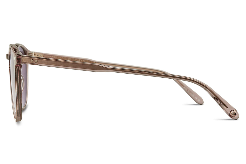 Garrett Leight - Morningside Sunglasses Desert Rose with Semi-Flat Black Licorice Lenses