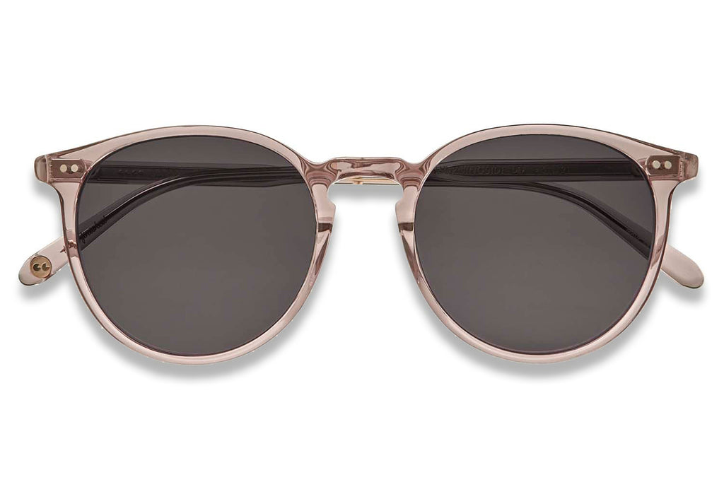 Garrett Leight - Morningside Sunglasses Desert Rose with Semi-Flat Black Licorice Lenses