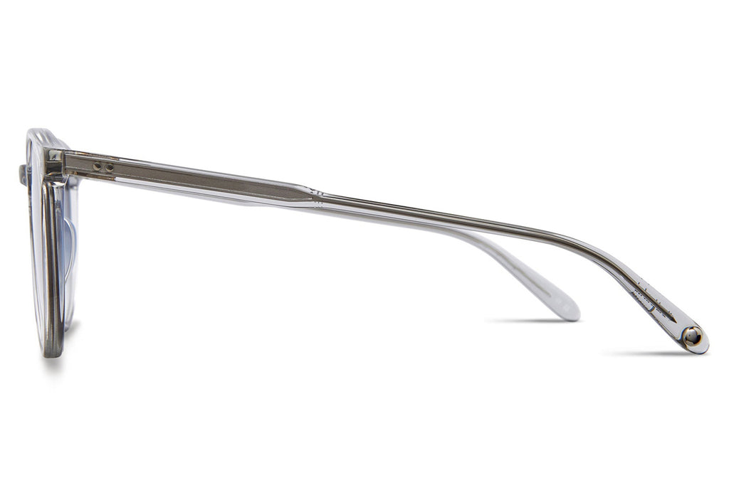 Garrett Leight - Morningside Sunglasses Light Light Grey with Semi-Flat Blue Tide Gradient Lenses