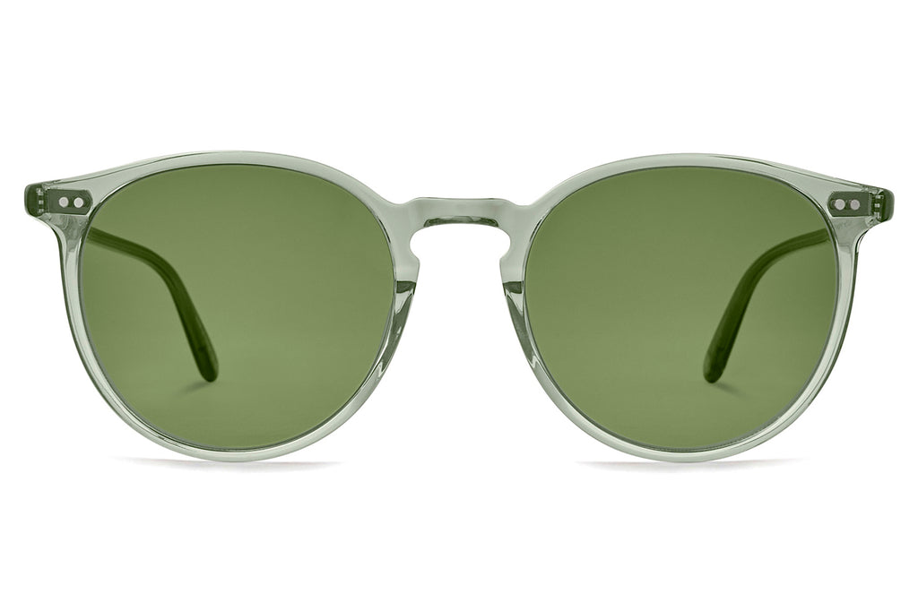 Garrett Leight - Morningside Sunglasses Juniper with Semi-Flat Green Lenses