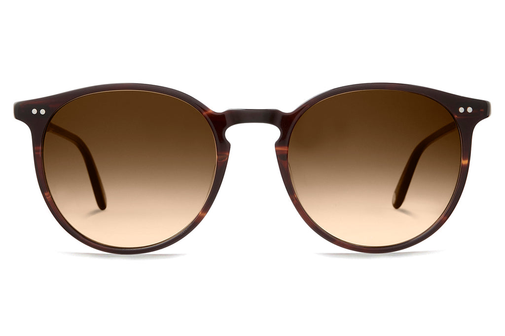 Garrett Leight - Morningside Sunglasses Redwood Tortoise with Semi-Flat Brunette Gradient Lenses
