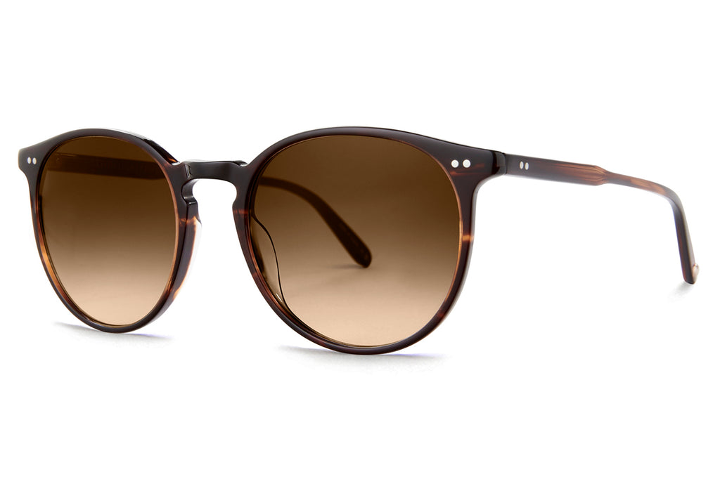 Garrett Leight - Morningside Sunglasses Redwood Tortoise with Semi-Flat Brunette Gradient Lenses