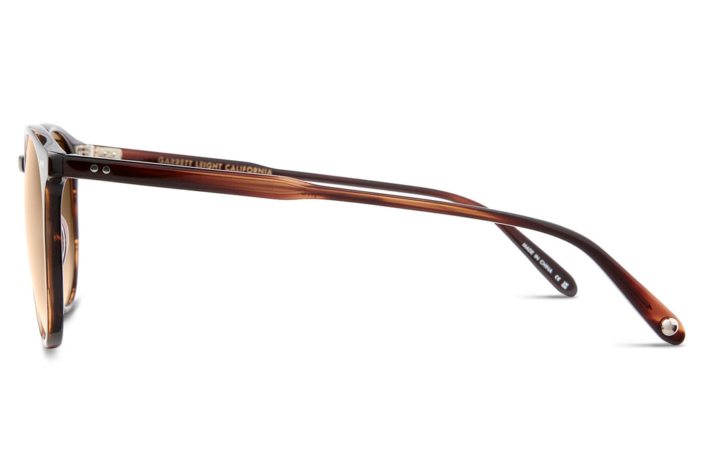 Garrett Leight - Morningside Sunglasses Redwood Tortoise with Semi-Flat Brunette Gradient Lenses