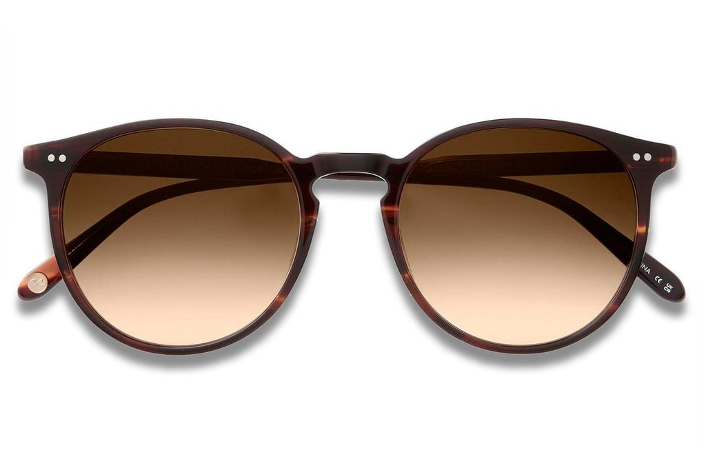 Garrett Leight - Morningside Sunglasses Redwood Tortoise with Semi-Flat Brunette Gradient Lenses