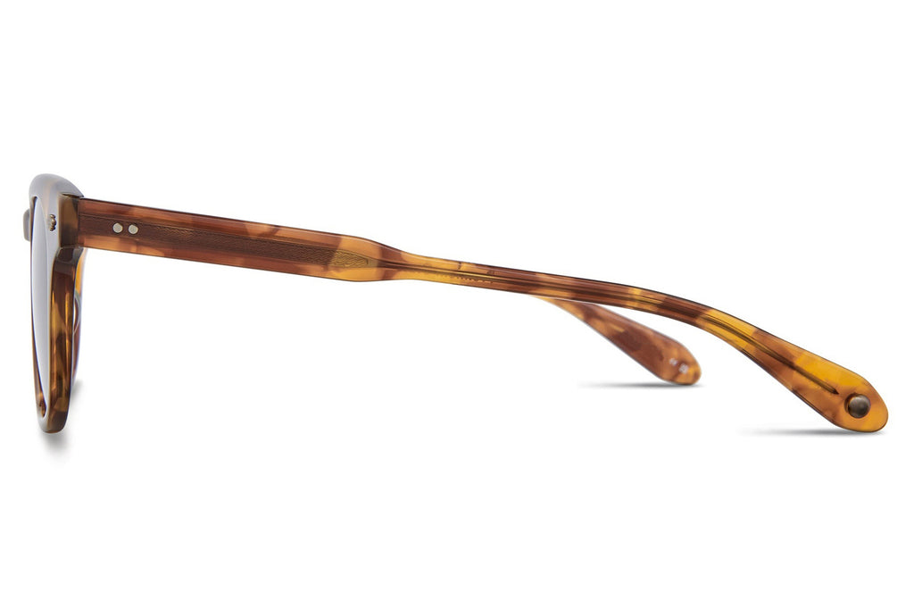 Garrett Leight - Sherwood Sunglasses Hazel Tortoise with Pure Green Lenses