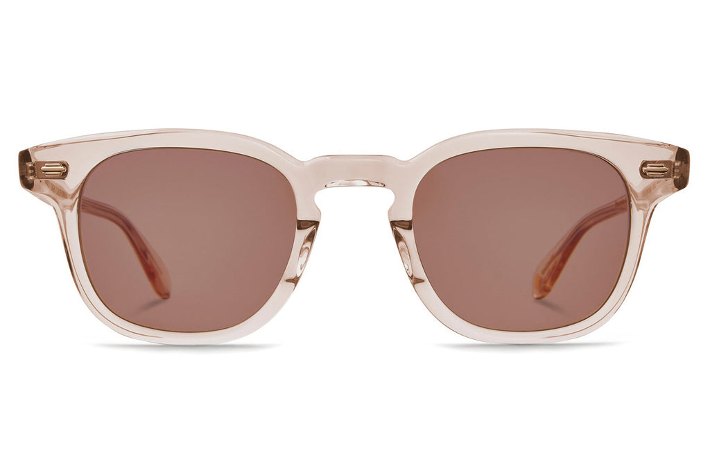 Garrett Leight - Sherwood Sunglasses Shell Crystal with Pure Redwood Lenses