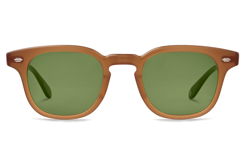 Garrett Leight - Sherwood Sunglasses Summer Sun with Pure Green Lenses