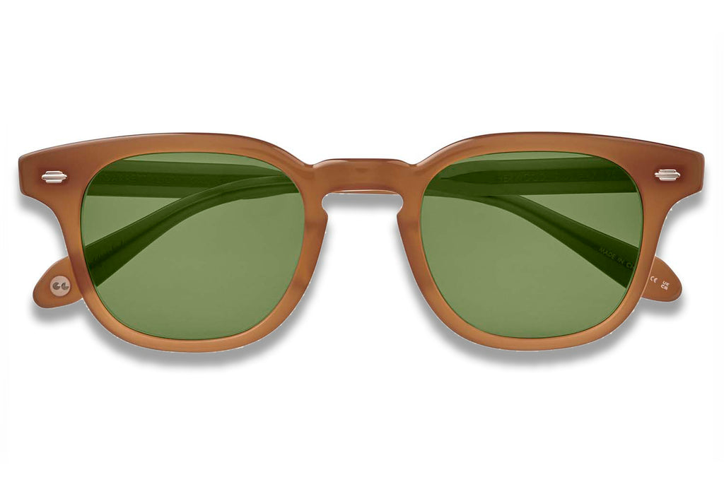 Garrett Leight - Sherwood Sunglasses Summer Sun with Pure Green Lenses