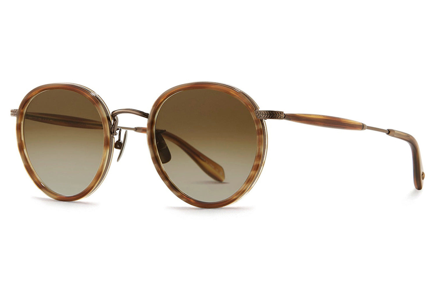 Garrett Leight® - Wilson X | Round Acetate Sunglasses