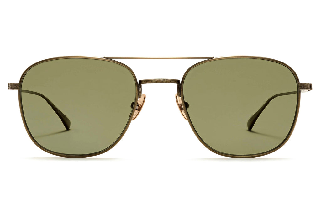 Rose & Co - T3 Sunglasses Heritage Gold with Moss Polarized Lenses