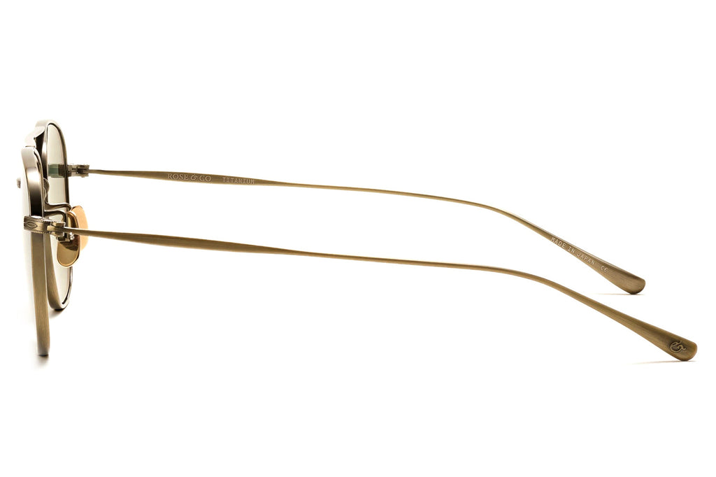 Rose & Co - T3 Sunglasses Heritage Gold with Moss Polarized Lenses