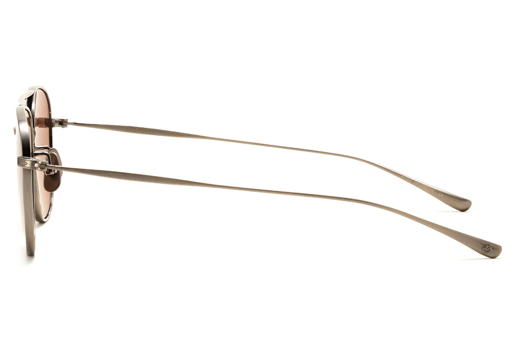 Rose & Co - T3 Sunglasses Shadow Chrome with Dusty Brown Lenses