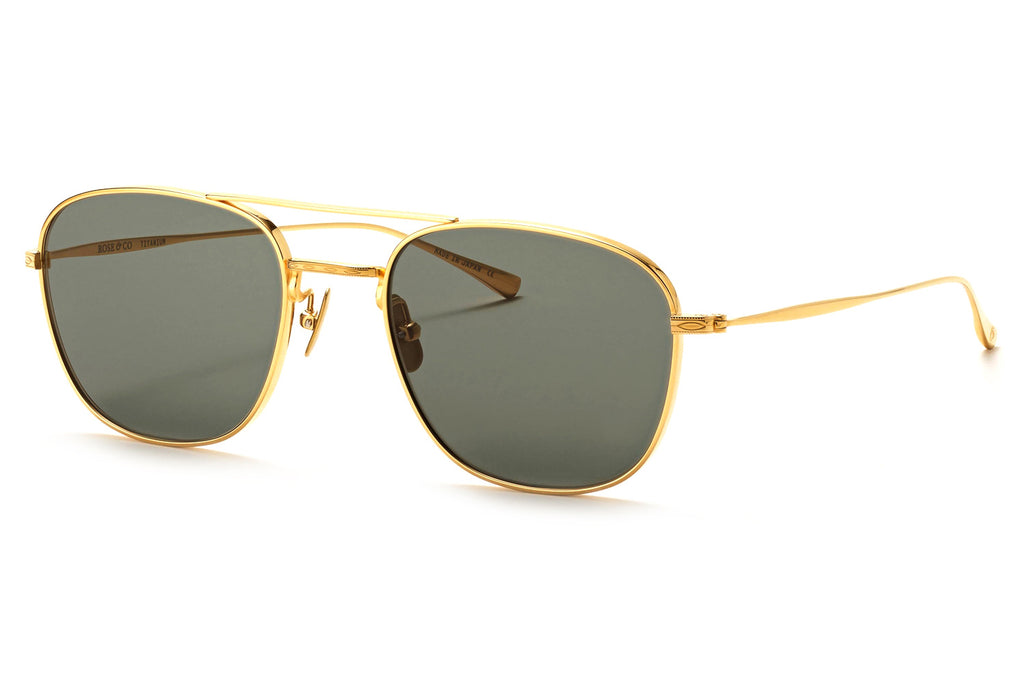 Rose & Co - T3 Sunglasses Sunlit Gold with Cobalt Grey Lenses